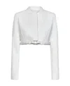 Coperni Short Suit Coat In White
