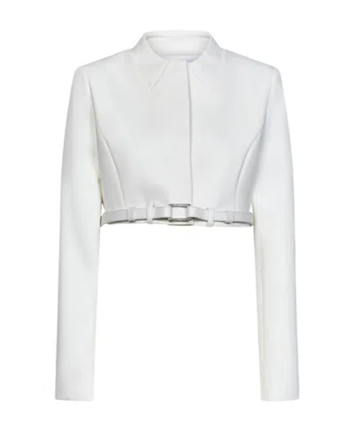 Coperni Short Suit Coat In White