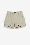 Coperni Petal-embroidered Cut-out Shorts In Beige