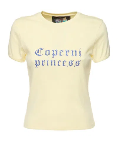 Coperni Short-sleeved T-shirt In Brown