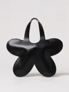 Coperni Flower Top Handle Tote Bag In Black