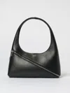 Coperni Curved Handle Structured Shape Smooth Finish Bag In Black