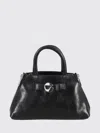 Coperni Data Leather Top Handle Bag In Black