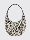 Coperni Animal Print Top Handle Shoulder Bag In White