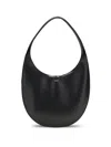 Coperni Medium Soft Swipe Zip-top Shoulder Bag In Black