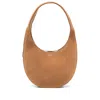 Coperni Suede Top Handle Shoulder Bag In Brown
