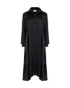 Coperni Shredded Shirt Dress In Black
