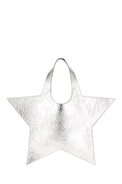 Coperni Silver Leather Star Shoulder Bag