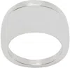 Coperni Silver Swipe Ring In Silver