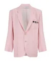 Coperni Single-breasted Blazer In Pink