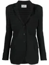 Coperni Single-breasted Blazer In Black