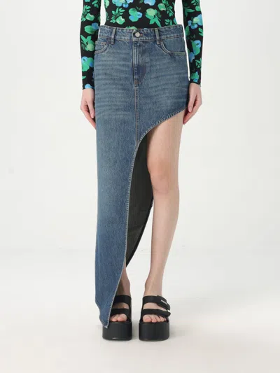 COPERNI SKIRT COPERNI WOMAN COLOR DENIM,421865028