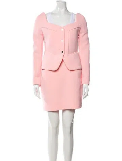 Pre-owned Coperni Skirt Set In Pink