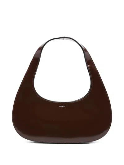 COPERNI COPERNI SLEEK SWIPE PATENT LEATHER SHOULDER BAG