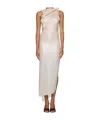 Coperni Robe Longue Asymetric In Beige