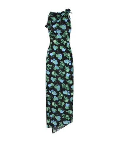 Coperni Sleeveless Dress In Green