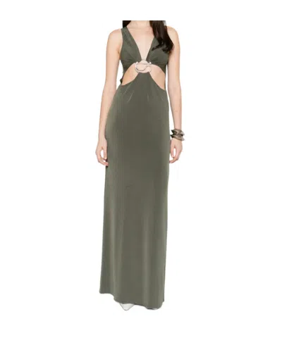 Coperni Sleeveless Dress In Green