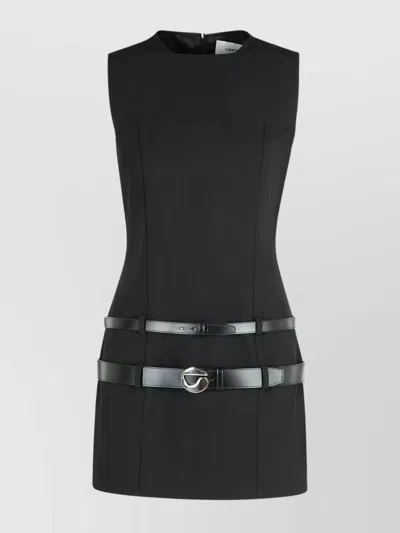 COPERNI SLEEVELESS MINI DRESS BELTED DESIGN