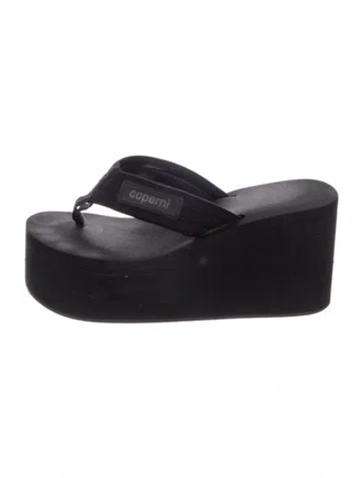 Pre-owned Coperni Slides In Black
