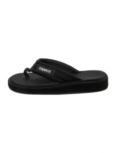 Pre-owned Coperni Slides In Black