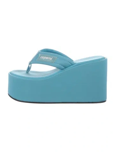 Pre-owned Coperni Slides In Blue