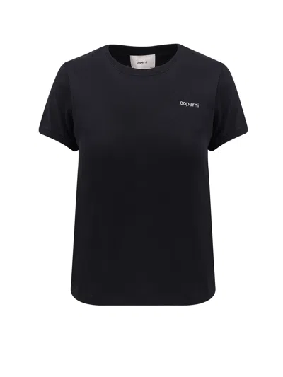 Coperni Slim Fit Cotton T-shirt In Black