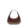 Coperni Women Slim Swipe Baguette Shoulder Bag In Brown