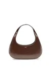 Coperni Women Slim Swipe Baguette Shoulder Bag In Brown