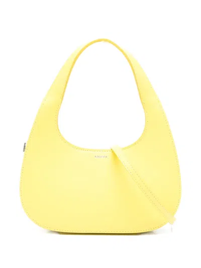 Coperni Slim Swipe Phone Tote Bag In Yellow
