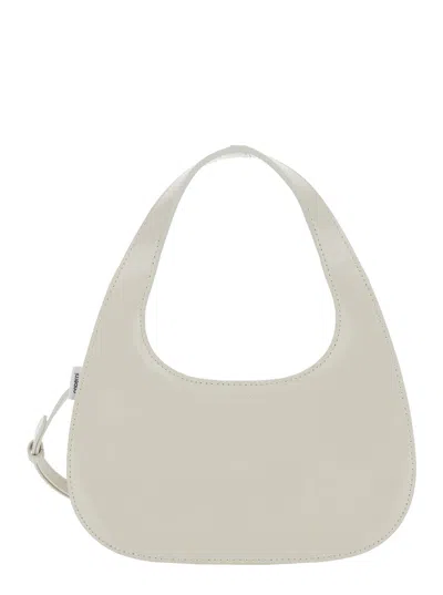 Coperni Slim Swipe Shoulder Bag In White
