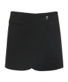 Coperni Midrise Mini Skirt In Black