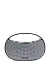 Coperni Embellished Stretch Cotton Blend Sound Swipe Handbag In Black