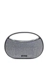 Coperni Embellished Stretch Cotton Blend Sound Swipe Handbag In Black