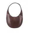 Coperni Small Curved Shoulder Bag Top Handle In Brown