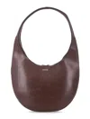 Coperni Small Curved Shoulder Bag Top Handle In Brown