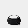Coperni 'sound Swipe Small' Black Handbag With Logo Detail In Black