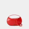 Coperni Sound Swipe Small Red Handbag With Logo Detail In Leather Woman In Red