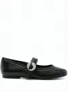 Coperni Smooth Leather Flats In Multi