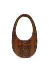 Coperni Snake Print Swipe Bag