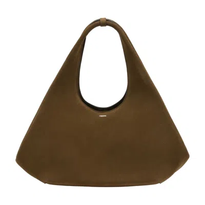 Coperni Soft Calfskin Hobo Bag In Brown
