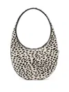 Coperni Animal Print Top Handle Shoulder Bag In Black