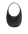 Coperni Soft Swipe Zip Shoulder Bag In Black