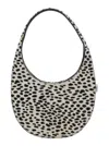 Coperni Animal Print Top Handle Shoulder Bag In Black