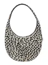 Coperni Animal Print Top Handle Shoulder Bag In Black