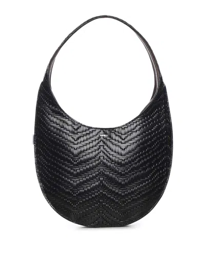 Coperni Soft Swipe Medium Leather Shoulder Bag In Brown