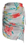 Coperni Soie Devoré Adjustable Midi Skirt In Multi