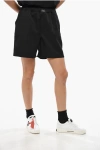 Coperni Solid Color Shorts With Drawstring Waist In Black