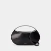 Coperni 'sound Swipe Small' Black Handbag With Logo Detail In Black