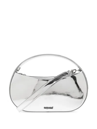 Coperni Sound Swipe Tote Bag In Silver