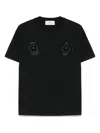 Coperni Speaker-embellished T-shirt In Black
